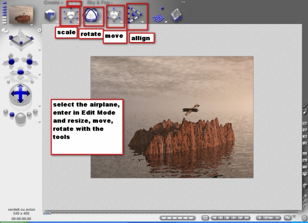 Creation of Rocky island aviator: Step 12